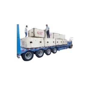 80-100t Heavy Duty 4 Axles Low Flatbed Low Bed Semi Trailers for Heavy Machinery