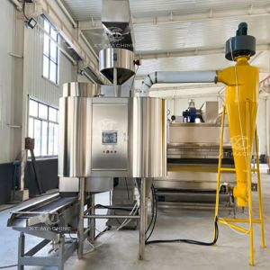 Fully Automatic Feeding and Discharging Nut Blanching Machine with PLC Control
