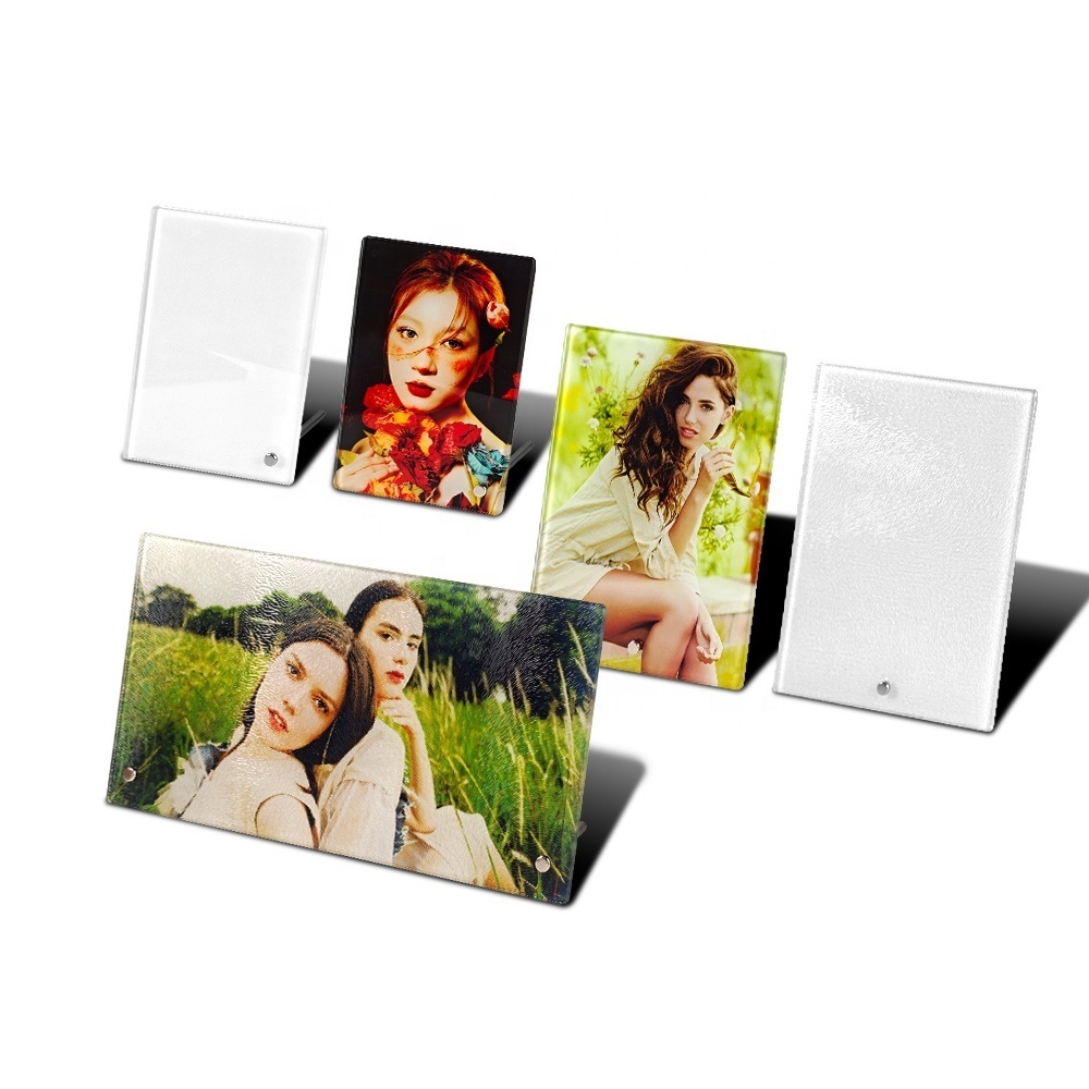Buy cheap Blank Coated Sublimation Glass Frame Sleek And Modern Design Custom Sublimation Photo Frame from wholesalers