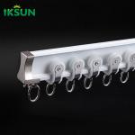 Buy cheap 1.2mm Thickness Curved Corner Curtain Rail Metal Ceiling Recessed Curtain Track from wholesalers