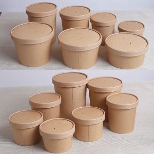 Buy cheap Clear and FDA Approved Ice Cream Paper Cup With Lid from wholesalers
