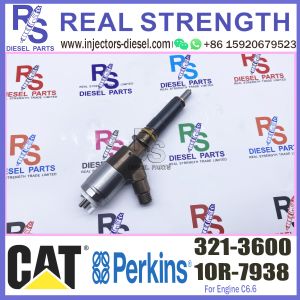 3213600 321-3600 C6.6 Engine Diesel Spare Parts Fuel Injector with CD for Loader