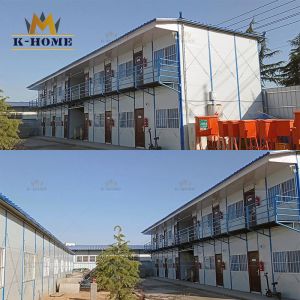 Buy cheap Quick Built Sandwich Panel Prefab House Workforce Lodging from wholesalers