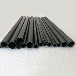 Buy cheap Roll Wrapped 30mm Glossy Finish 3K Carbon Fibre Pipe from wholesalers