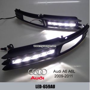 Buy cheap Bright White LED DRL Daytime Fog Light Run signal lamp For Audi A6 A6L from wholesalers