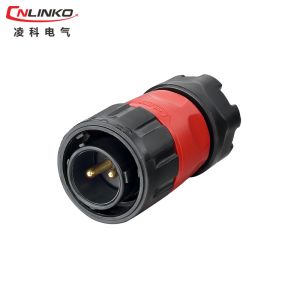 Buy cheap Cnlinko YM 24 2 Pin Plastic Circular Single Hole Waterproof Aviation Plug product