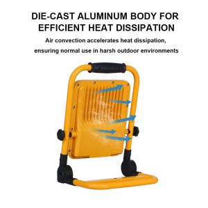 Buy cheap High-Brightness Portable LED Work Light Aluminum Alloy Body IP65 Waterproof For Workshops Warehouses Construction Sites from wholesalers