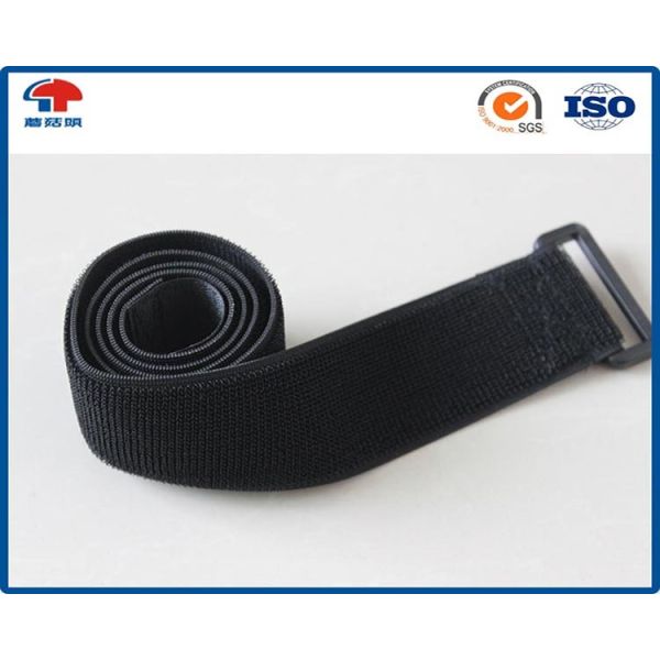 Unnapped Elastic Hook And Loop Strap , 50MM Flexible elastic webbing straps