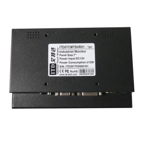 Buy cheap 7" industrial chassis LCD touchscreen monitor displays with VGA,DVI, HDMI input for industrial control from wholesalers