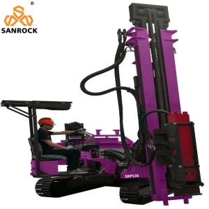 Solar Hydraulic Press Pile Driving Equipment Screw Pile Ramming Machine