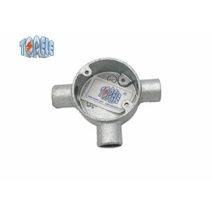 Buy cheap Oem Design Conduit Galvanized  Fittings Malleable IronTee  Circular Electrical Box from wholesalers