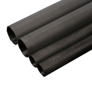 Telescopic Carbon Fiber Pole Matte Glossy 3K Plain Pulled Lacquer Sports