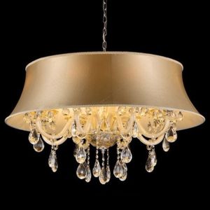 Buy cheap Tiered crystal chandelier with Lampshade (WH-CY-109) from wholesalers