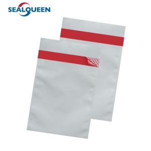 China Opaque Tamper Evident Bank Bag , High Safe Plastic Security Bag on sale