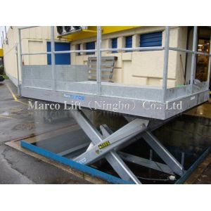 China 4-6 Ton Marco Loading Dock Scissor Lift Table with CE Approved Customizable Options on sale