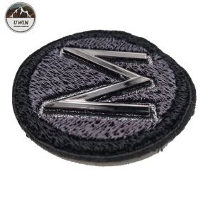 Simple Personalised Embroidered Patches , Custom Shirt Patches With Stitched