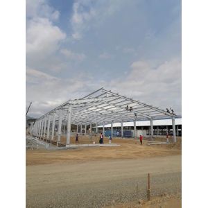 Buy cheap Prefabricated Steel Structure Poultry House Q235B Q355B Steel Frame Chicken House from wholesalers