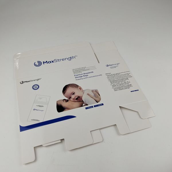 400g Paperboard Storage Box Customized Rectangular Milk Packaging Box