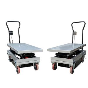 Buy cheap Mini Hydraulic Portable Scissor Lift Tables 150kg 27.56''X17.72'' Mobile Max Height 29.72in from wholesalers