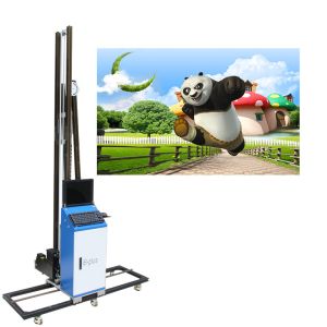 1440DPI Automatic Wall Inkjet Printer , Vertical 6D Mural Printing Machine