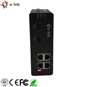 Buy cheap Gigabit Industrial Ethernet POE Switch 9K Bytes Jumbo Frame With 2 SFP Ports / 4 RJ45 Ports from wholesalers