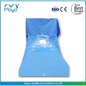 Obstetrics Sterile Caesarean Drape Disposable Surgical Packs With Collection