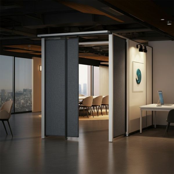 Buy cheap Offices / Meeting Spaces Sound Proof Partitions With Dupont POM Rollers from wholesalers