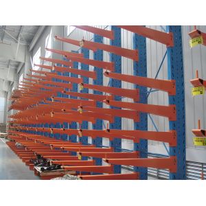 Heavy Duty Adjustable Cantilever Pallet Racking Systems Steel Metal Warehouse