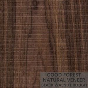 Grain Crotch Natural Wood Veneer Sheets Quarter Cut American Walnut
