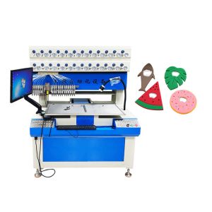 Blue White Full Automatic Liquid PVC Dripping Machine with PC Programmable