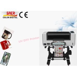 Buy cheap UV DTF Sticker Making Machine 30cm Crystal Sticker UV Printer With ONYX Software from wholesalers