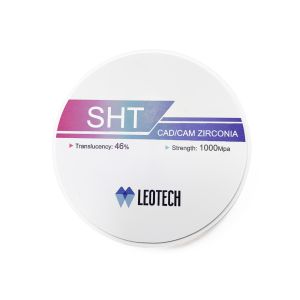 Buy cheap SHT Ultra-Translucent Zirconia Block , 46% Light Transmission , 1000MPa Strength for Aesthetic Crowns from wholesalers