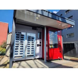 Locker Vending Machine W166*D71*H217 Cm For Adjustable Temperature And