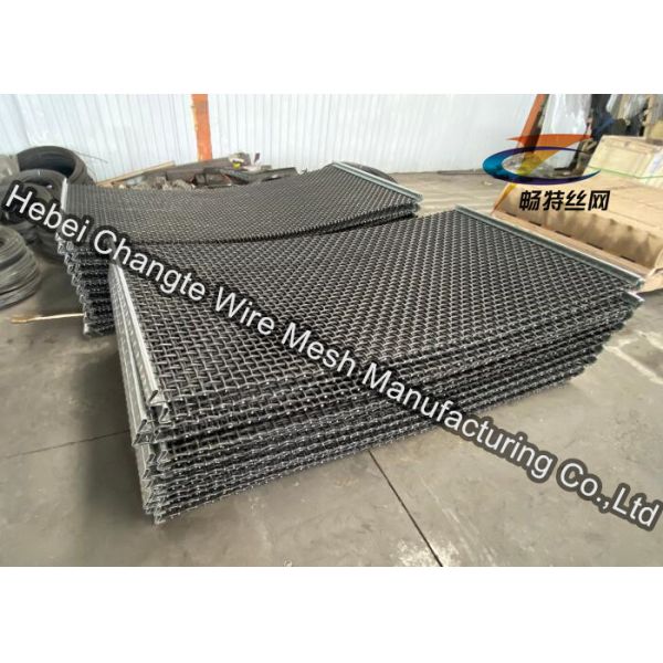 Quality High Manganese 0.5m Width Plain Weave Mining Mesh for sale