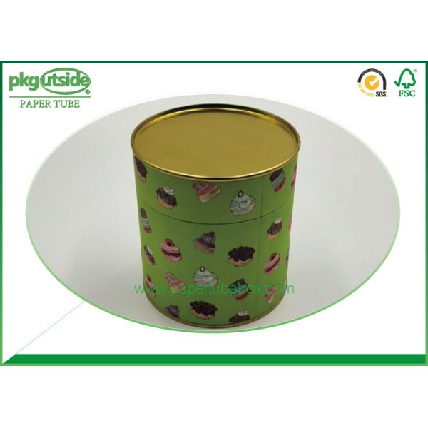 Quality Gift Cardboard Tube Containers , Elegant Design Paper Cylinder Packaging for sale