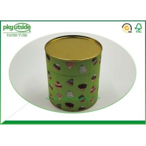 Buy cheap Gift Cardboard Tube Containers , Elegant Design Paper Cylinder Packaging from wholesalers