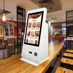 24 Inch Card Dispenser Machine NFC Card Dispenser Hotel Self Check in Kiosk with