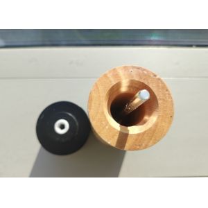 Buy cheap High Quality 17cm Tall Salt And Pepper Mill Ceramic & Rubber Wood Construction from wholesalers