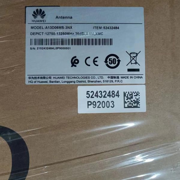 Outdoor 13GHz Dual Polarization Antenna A13D06MAC-3NX with Modular Multiband Capability