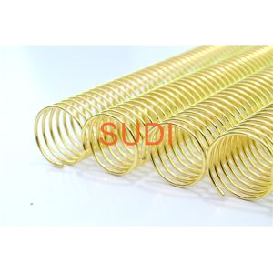 China Nylon Coated 1/4'' 6.4mm Metal Binding Spines on sale