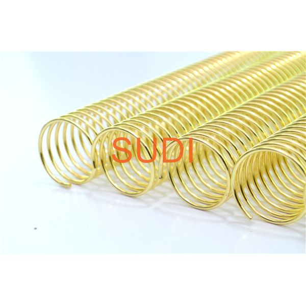Nylon Coated 1/4'' 6.4mm Metal Binding Spines