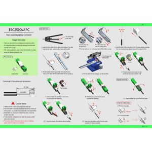 Buy cheap FTTH ESC250D Field Assembly Single Mode SC Fast Connector from wholesalers