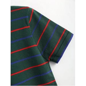 Buy cheap Custom Logo Stripe Cotton T Shirt Printing for Women from wholesalers