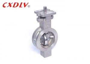 China GB Standard PN16 CF8M Wafer Butterfly Valve SS304 Handle 2 Inch Flap Valve on sale