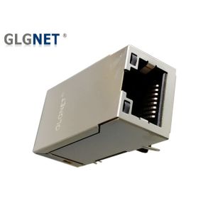 Latch Up Poe 1X1 Rj45 Connector Right Angle Through Hole Mounting