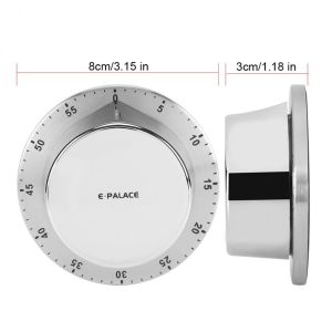 Buy cheap Magnetic Base Stainless Steel Kitchen Timer , Manual Cooking Timer Countdown from wholesalers