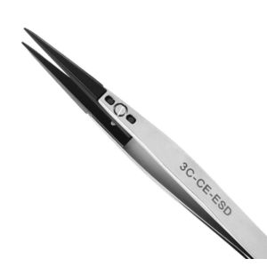 Replaceable Electrostatic Discharge Tools ESD Ceramic Tweezers For Electronic