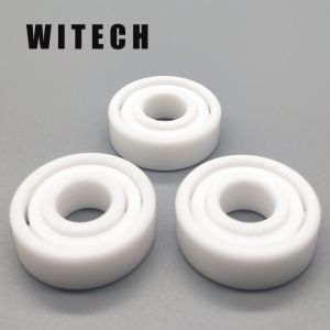 White ZrO2 7007 Angular Contact Roller Bearing