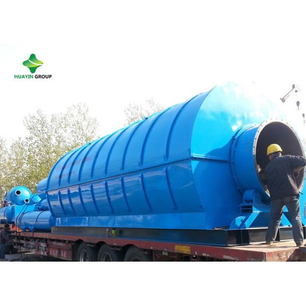 Quality Used Tyres Small Pyrolysis Plant 2 TPD In Container for sale