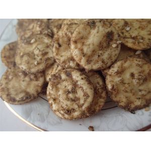 Buy cheap OU KOSHER Senbei Rice Crackers Coarse Delicious Sesame Seed Biscuits from wholesalers